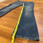 Vanity Low Rise Slim Distressed Bootcut Jeans Contrast Stitching Y2K 30x33 Blue Size undefined Photo 3