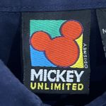 Disney Vtg‎  Mickey Unlimited In Love Couples Small Long Sleeve Embroidered Shirt Photo 1