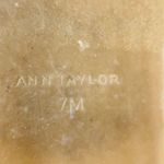 Ann Taylor  Lemon Linen Blend Espadrilles shoes jute detail size 7 flats tropical Photo 5