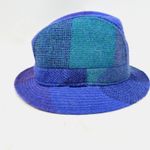 Acoca Collection Ireland Wool Plaid Hat 7.5"‎ Purple Photo 3
