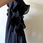 Chloé Chloe blouse black 100% silk cold shoulder size 34 XS C10 Photo 3