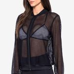 Victoria's Secret Victoria' Secret Sport Full Zip Mesh Jacket Photo 3