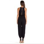 Greylin Anya Jumpsuit in black, Cotton blend, fully lined, bohemian, size S Photo 4