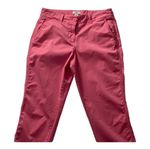Crown & Ivy  Women’s Charlotte pink Khaki style‎ pants 6P Cotton Spandex Blend Photo 0