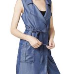 Sanctuary  Mimi Chambray Blue Sleeveless Duster Small Photo 1