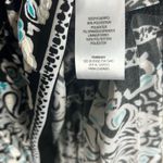 Sandra Darren NWT  Sleeveless Shift Dress Womens L Black White Blue Modest Church Photo 7