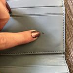 Coach Seafoam/Sage Pebble Soft Leather Trifold Wallet Photo 6