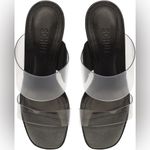 Schutz NEW Schultz Women's Victorie High Block Sandal Heel Black Clear Y2K Minimal 9.5 Photo 14
