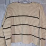 Moon & Madison cropped striped 90’s sweater Photo 8