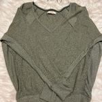 Free People Khaki Green Sweater Photo 0