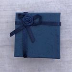 Blue And Green Floral Earrings Photo 1