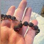 Rare Kramer New York signed circa 1940s. Ruby red netted set in EUC! Vintage Photo 9