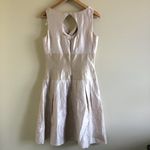 Adrianna Papell  Pleated‎ Metallic Cowlneck Dress Photo 2