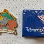 Disney  25 Years of Pin Trading Want to Trade Dumbo Vending Machine LE Photo 0