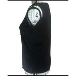 Sweater Works American Flag Sequin Sleeves Knitted Black Shirt Medium Photo 3