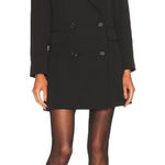 LPA  Double Breasted Blazer Dress in Black XS Photo 0