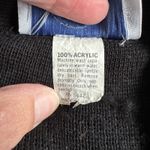 Bay Point Threads women's black cardigan sweater w/gold trim glitter, size Large Photo 8