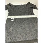 Lane Bryant Womans 26 Black Lace Lined Off The Shoulder Midi Shift Dress Photo 7