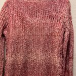 Lucky Brand  Rose Pink Cotton Cable Knit Braided Sides Sweater Size Medium Photo 7