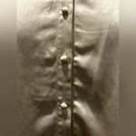 Princess Polly Vintage Vibes Satin Champag button up long sleevee shirt Size 10 Photo 4