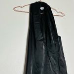 MAISON de PAPILLON Women's Black Remi Silk Halter Scoop Neck Top Size Medium Photo 6