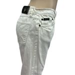 Baby Phat Y2K White Cotton Spandex Blend Denim Wide Leg Cropped Jeans Juniors 9 Photo 5