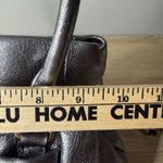 Kate Spade  Metallic Silver Pebbled Handbag Satchel Drawstring Dust Bag Shimmer Photo 12