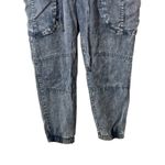 Young Fabulous and Broke Clyde Cargo Pants Blue-Grey Tencel Size Small Photo 4