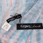 Gypsy 05 Beach Scarf, Sarong/Coverup Color Turquoise Melon OS NWT Photo 2