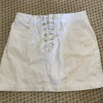 PacSun White Denim Skirt Photo 0