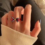 Knit ring weave ring knot ring bowl ring stacking ring cute ring handmade ring Photo 2