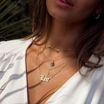 Zodiac  Necklace, Horoscope Birth Star Sign Letter Astrology Constellation Photo 3