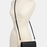 Coach Black Anna Foldover Clutch Crossbody Photo 0