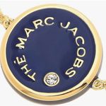 Marc Jacobs  M0017167 402 Women's Medallion Reversible Bangle Bracelet Gold Blue Photo 1