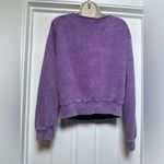 PINK - Victoria's Secret Vintage Victoria’s Secret PINK Distressed Purple Faded Oversized Sweatshirt Sz M Photo 5