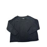 Bryn Walker S Black Tencel Boat Neck 3/4 Sleeve Loose Top Oversized Lagenlook Photo 3