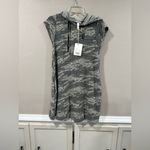 Elan Camouflage Hooded Dress Photo 1