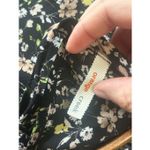 Orange Creek  Floral Print‎ Peplum Top Tie Back Short Sleeve Blouse size Medium Photo 4