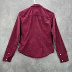 Abercrombie & Fitch Red Blue Plaid Tartan Button Down Long Sleeve Shirt Top XS Photo 1