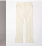 American Eagle NWOT AE  High-Waisted Vegan Leather Kick Bootcut Crop Pant Photo 5