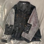 Hazel and Olive Boutique Denim Sequin Jacket  Photo 0