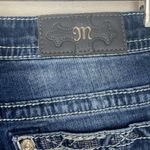 Miss Me women's 32 mid rise easy boot cut jeans rodeo western bling cowgirl show Photo 12
