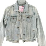 Vintage Y2K Light Wash Denim Jean Jacket Dear AB by Amanda Bynes Small Blue Photo 1