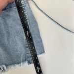 Happily Grey Denim Skort Skirt with Tie Detail Size 3/26 Blue Photo 8