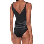 RTA Livia Cami Top Bodysuit Black Silk Sleeveless 4 NWT $295 Photo 2