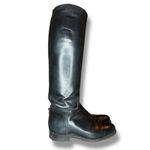Dehner Omaha Riding Dress Boots Size 6/6.5 Narrow Black 18.5"USA Leather Photo 3