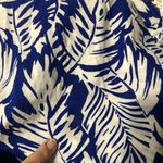 OP Ocean‎ Pacific Hawaiian leaf pattern blouse with crochet detailing size L 12-14 Photo 9