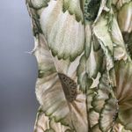 Indian Dress Rhinestones Floral Size XL Green Ruched Top Maxi Floral Embellished Photo 10