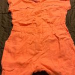 Universal Threads Womens Universal Thread bright Coral Button-Up romper Photo 3