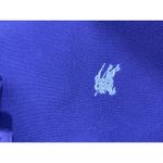Burberry  Brit Short Sleeve Women Polo Shirt Logo Classic Preppy Purple Size L Photo 4
